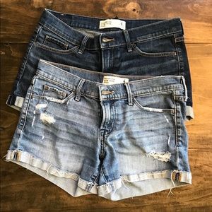 Abercrombie and Fitch shorts.